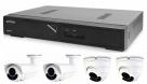 Kamerový set 1x AVTECH NVR AVH1104, 2x 2MPX Motorzoom IP Dome kamera AVTECH DGM2443SVSE a 2x 2MPX Motorzoom IP Bullet kamera AVTECH DGM2643SV
