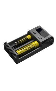 NITECORE i2 NEW inteligentní nabíječka-dvě nezávislé pozice, nabíjí Li-Ion, Ni-MH, Ni-Cd, 12/230V