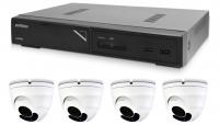 Kamerový set 1x AVTECH NVR AVH1109 a 4x 2MPX Motorzoom IP Dome kamera AVTECH DGM2443SVSE